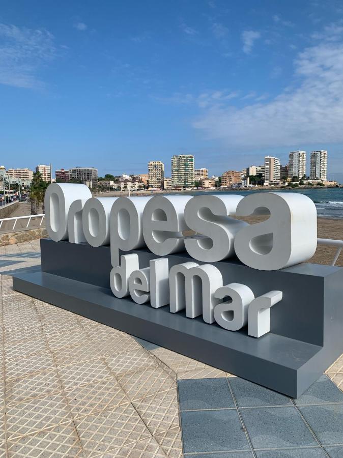 Apartamento En Primerisima Linea De Playa Con Espectaculares Vistas Netflix, Prime Y Disney Oropesa del Mar Eksteriør billede